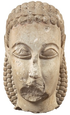 kouros from kerameikos ca600 bce national archaeological museum athens 3372